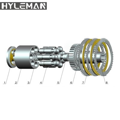 Reemplazos de Hitachi Bomba de pistón hidráulico HMGC16/32/35 Serie